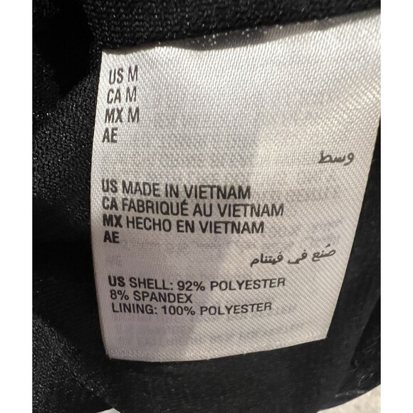 INC Women's Printed Asymmetrical-Neck Velour Top Created for Macy's Black Size M - Picture 6 of 7